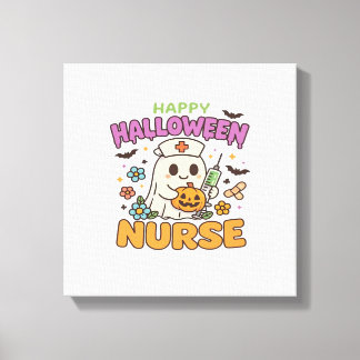 Fröhliches Halloween-Krankenschwester-Shirt  Cute  Leinwanddruck