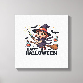 Fröhliches Halloween-Krankenschwester-Shirt  Gruse Leinwanddruck