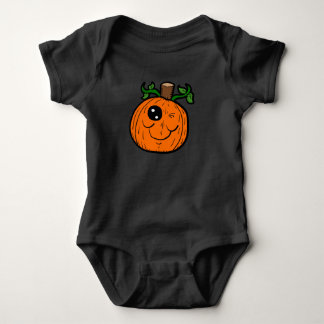 Fröhliches Halloween Kürbis Baby Strampler
