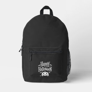 Fröhliches Halloween Kürbis Fledermaus Spinne Desi Bedruckter Rucksack