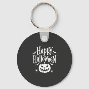 Fröhliches Halloween Kürbis Fledermaus Spinne Desi Schlüsselanhänger
