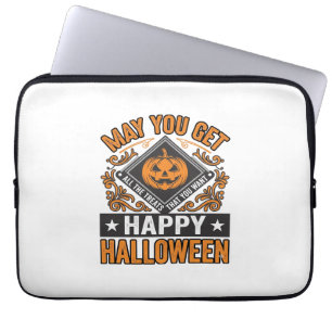 Fröhliches Halloween Kürbis Geschenke Vintage Laptopschutzhülle