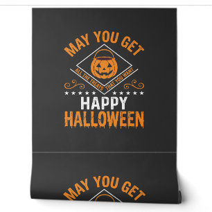 Fröhliches Halloween-Kürbis-Leckereien Vektor-Desi Tapete
