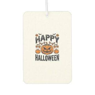 Fröhliches Halloween Kürbis Vintage Gravur Design_ Autolufterfrischer