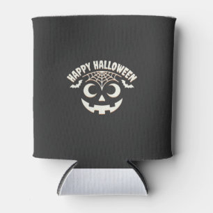 Fröhliches Halloween Kürbislaternen-Gesicht Design Dosenkühler