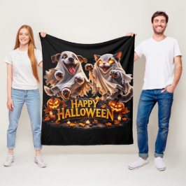 Fröhliches Halloween kuscheliger Fleece