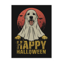 Fröhliches Halloween Labrador Retriever Hund Geist
