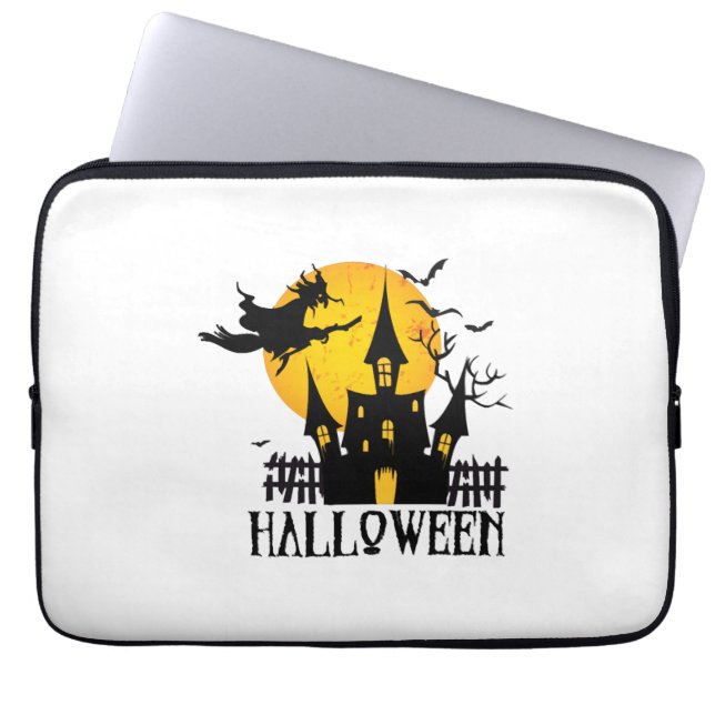 Fröhliches Halloween Laptopschutzhülle (Vorderseite)