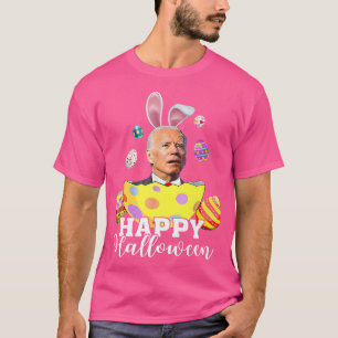 Fröhliches Halloween Lustiger Joe Biden Ostern Fei T-Shirt