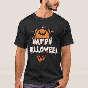 Fröhliches Halloween Lustiges Skelett Dinosaurier T-Shirt