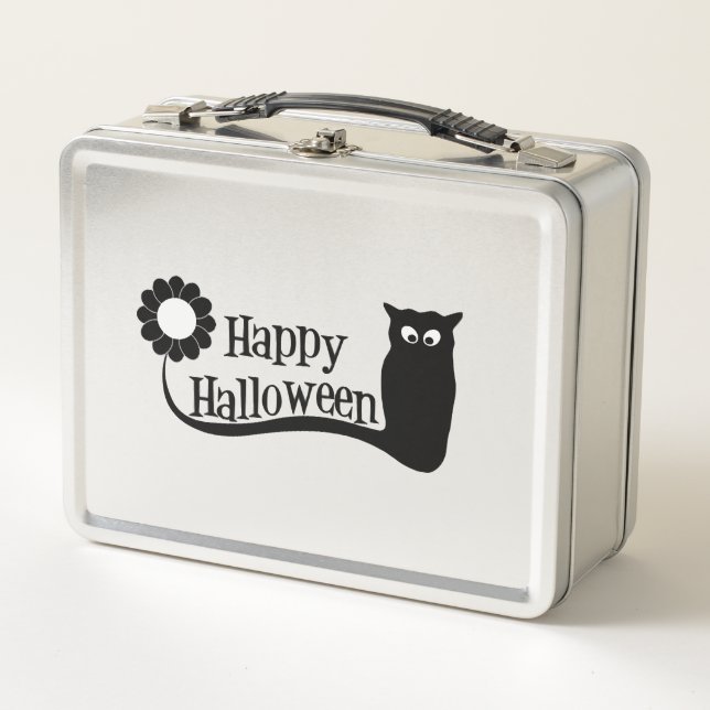 Fröhliches Halloween Metall Brotdose (Vorderseite)