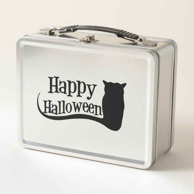 Fröhliches Halloween Metall Brotdose (Vorderseite)