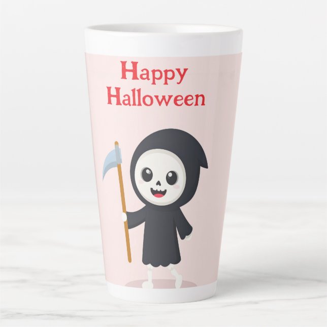 Fröhliches Halloween Milchtasse (Vorderseite)