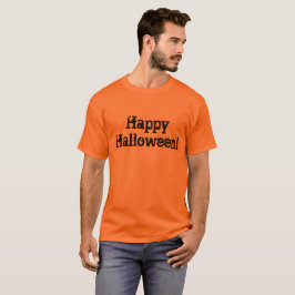 Fröhliches Halloween mit lustigen Halloween-Briefe T-Shirt