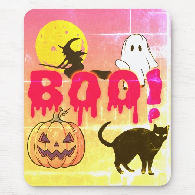 Fröhliches Halloween  Mousepad (Vorne)