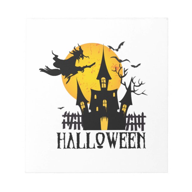 Fröhliches Halloween Notizblock (Vorderseite)