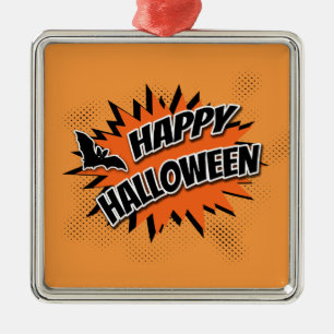 Fröhliches Halloween Ornament Aus Metall