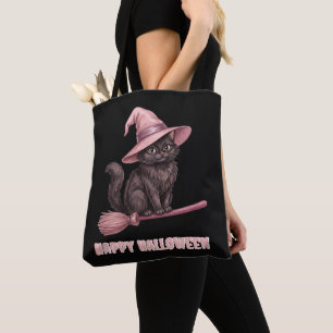 Fröhliches Halloween Pinkoween Vintage Schwarze He
