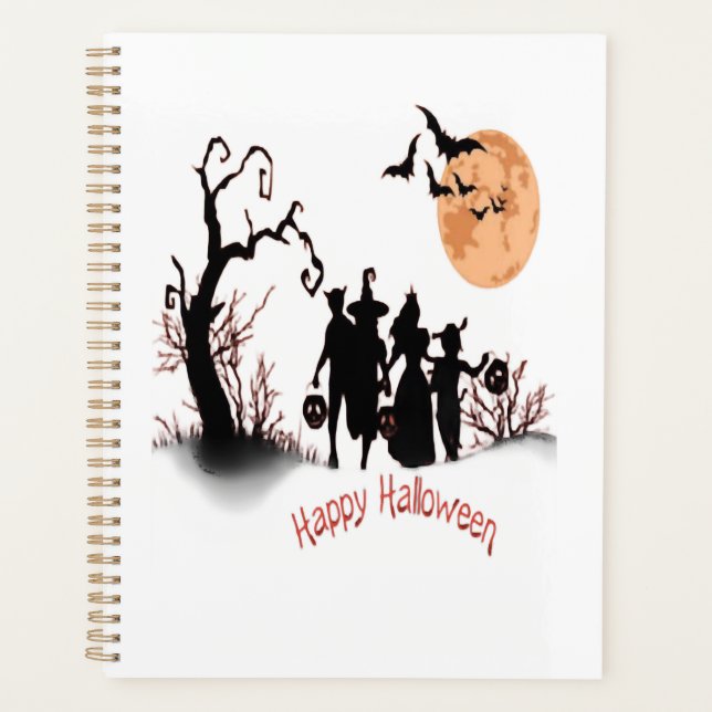 Fröhliches Halloween Planer (Vorderseite)