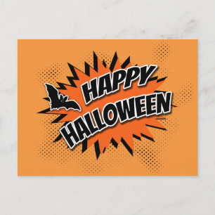 Fröhliches Halloween Postkarte