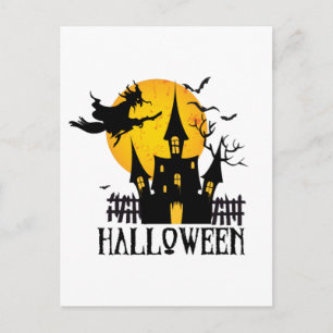 Fröhliches Halloween Postkarte