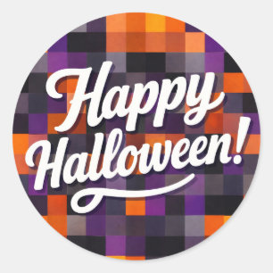Fröhliches Halloween Runder Aufkleber