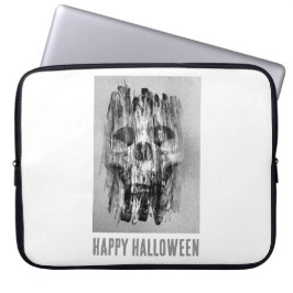 Fröhliches Halloween. Schädel in Not Laptopschutzhülle