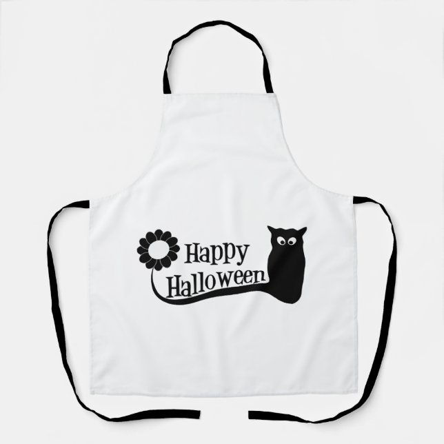 Fröhliches Halloween Schürze (Vorderseite)