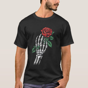 Fröhliches Halloween Skelett Knochen T-Shirt