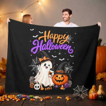 Fröhliches Halloween Süßer Geist Kürbis Gruselig