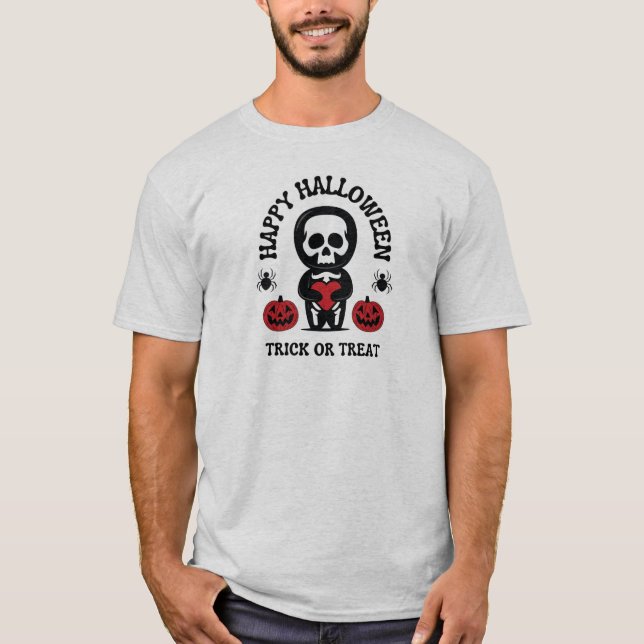 Fröhliches Halloween T-Shirt (Vorderseite)