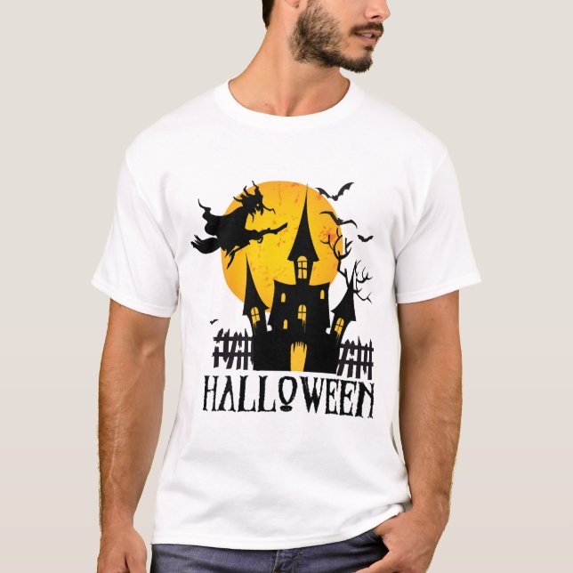 Fröhliches Halloween T-Shirt (Vorderseite)