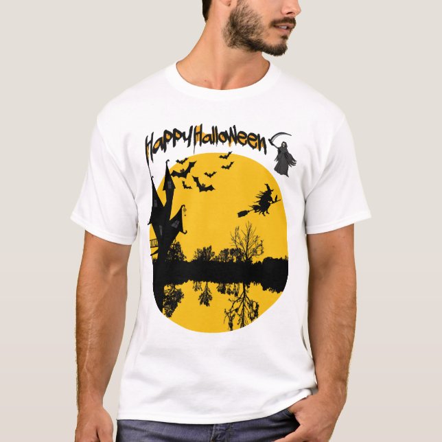 Fröhliches Halloween T-Shirt (Vorderseite)