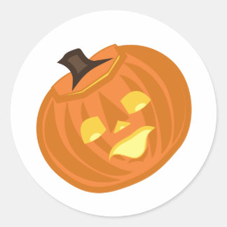 Fröhliches Halloween-Thema Runder Aufkleber
