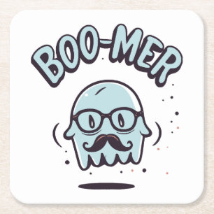 Fröhliches Halloween von deinem Lieblings-Boomer! Rechteckiger Pappuntersetzer