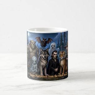 Fröhliches Halloween von der ganzen Crew Monster T Kaffeetasse