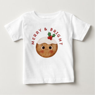 Fröhliches & Helles Süßes Weihnachts-T-Shirt für K Baby T-shirt