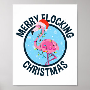 Fröhliches Herden-Weihnachten Tropisches Florida F Poster