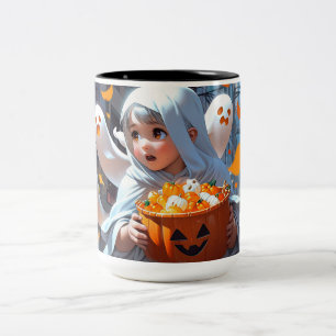 Fröhliches Heulen! Zweifarbige Tasse