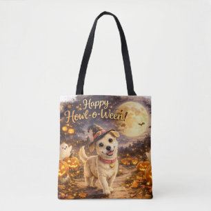 Fröhliches Howl-o-Ween Süßer Hund Halloween-Design