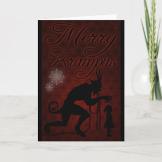 Fröhliches Krampus Feiertagskarte