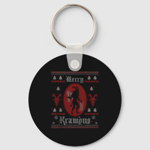 Fröhliches Krampus Horror Soky Böse Lustig Hässlic Schlüsselanhänger