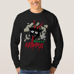 Fröhliches Krampus-Nacht-Fest Weihnachts-Teufel Ge T-Shirt