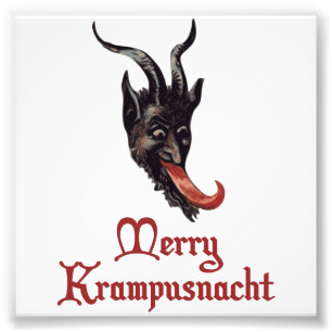 Fröhliches Krampusnacht Fotodruck