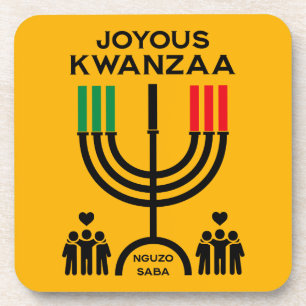Fröhliches Kwanzaa Getränkeuntersetzer