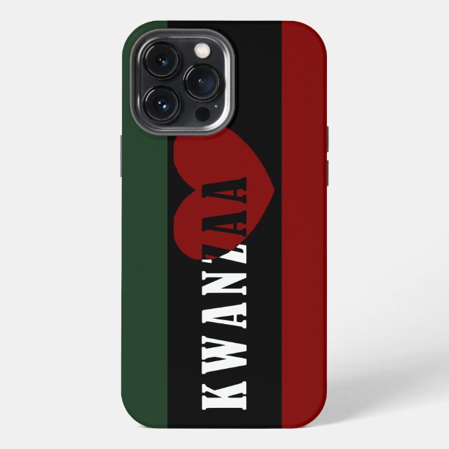 Fröhliches Kwanzaa iPhone Hülle (Rückseite)
