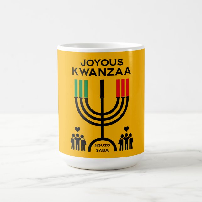 Fröhliches Kwanzaa Kaffeetasse (Mittel)