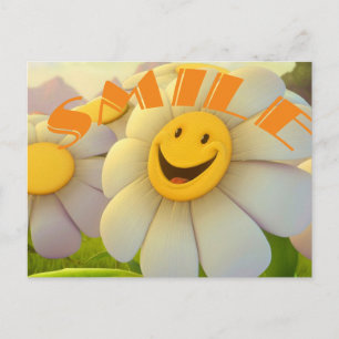 Fröhliches Lächeln Postkarte