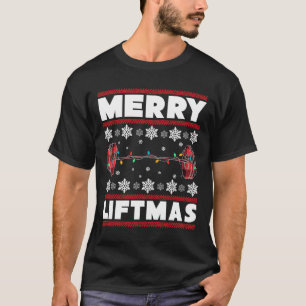 Fröhliches Liftmas Lustiger Weihnachts-Gym-Workout T-Shirt