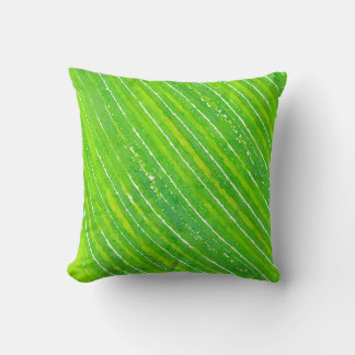 fröhliches Lime Green Abstrakt Kissen